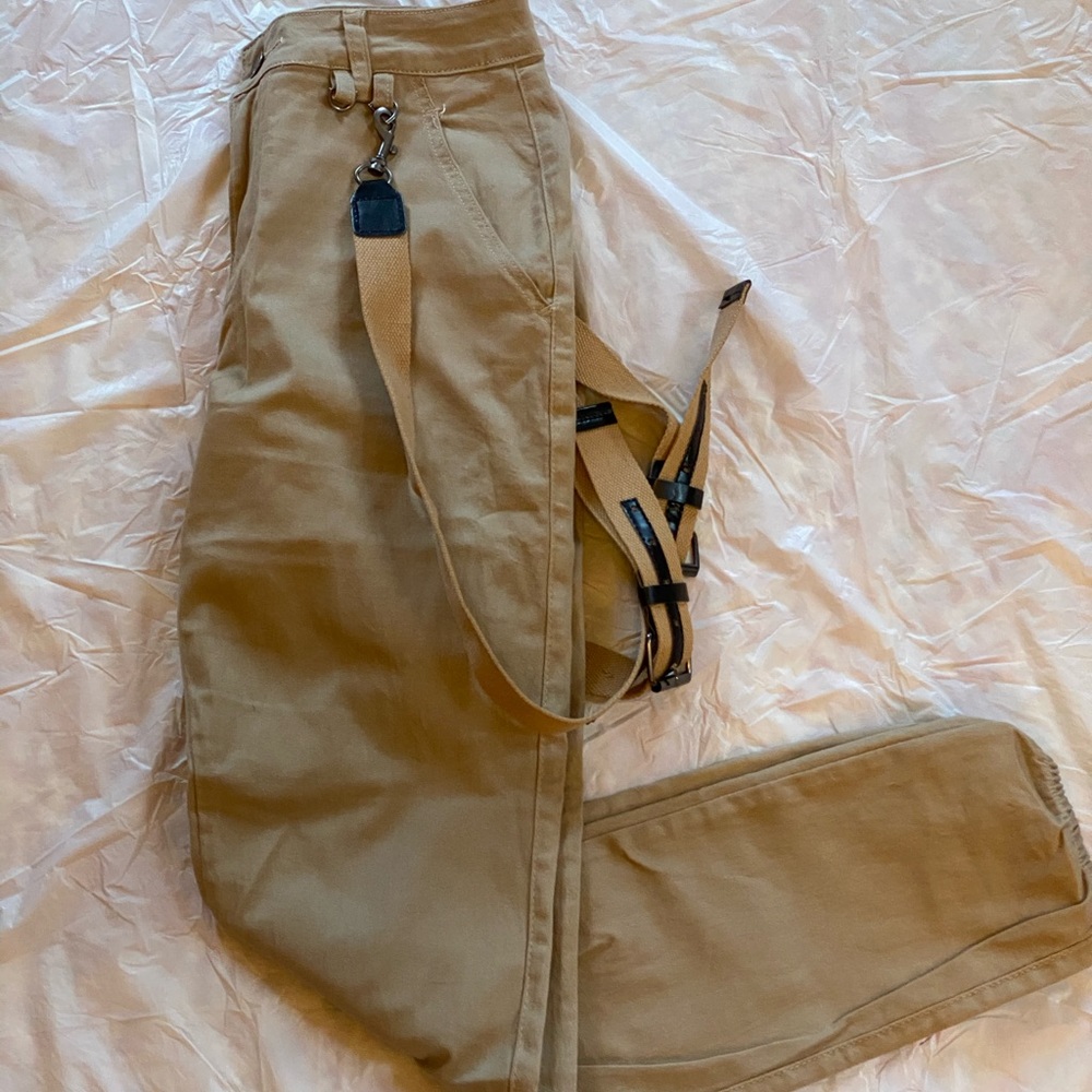 High waist cargo pants